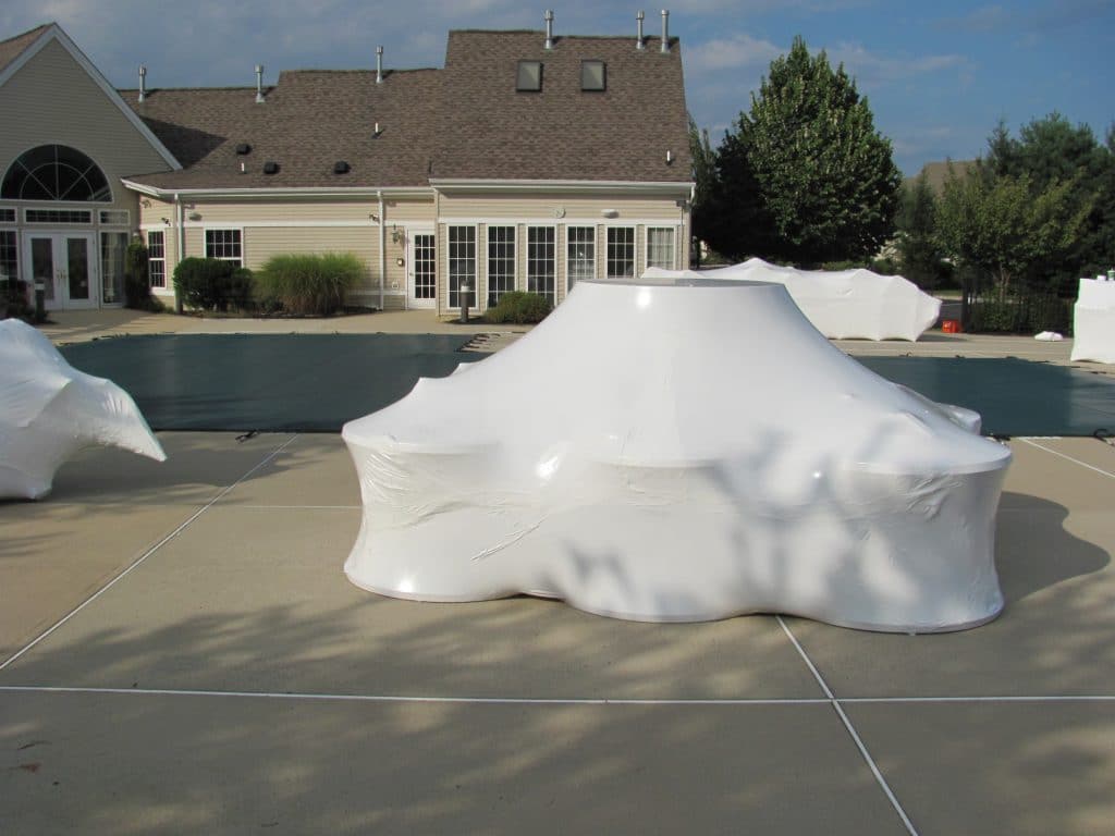shrink-wrap your outdoor furniture
