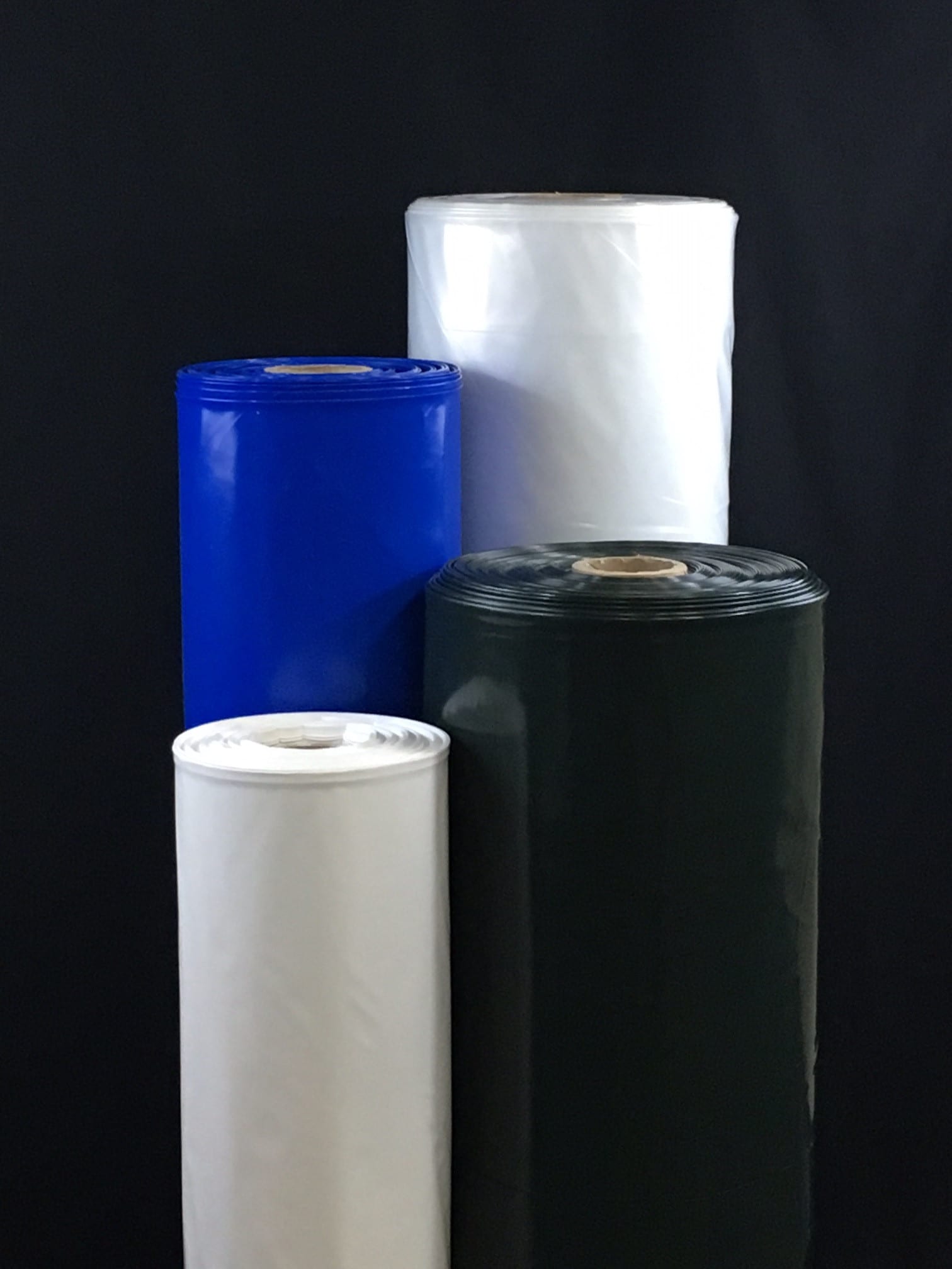 Premium Shrink Film - 40' X 100' 8 MIL WHITE/BLUE/CLEAR