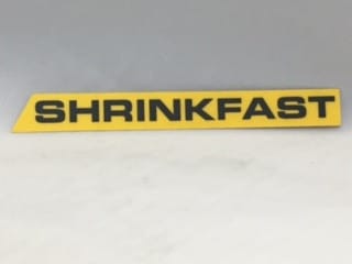 Shrinkfast 998 Left Hand Label