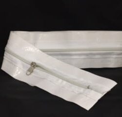 Zipper Inspection Door - 72" Straight Zipper - Self Adhesive WHITE